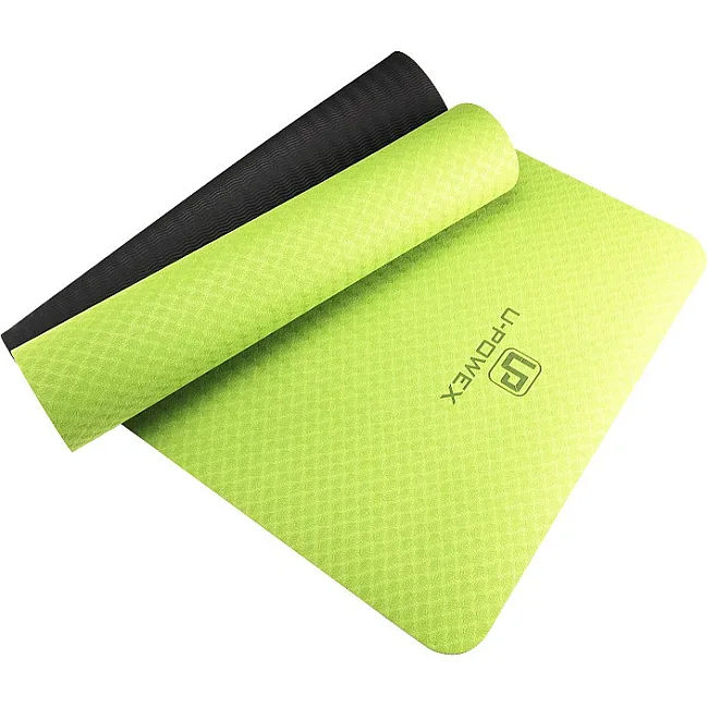 Коврик для йоги U-POWEX TPE Green/Black (183х61х0.6)
