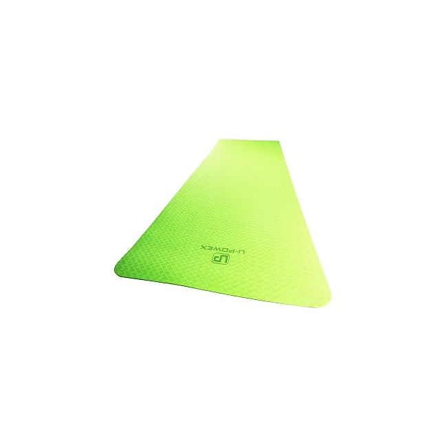 Коврик для йоги U-POWEX TPE Green/Black (183х61х0.6)