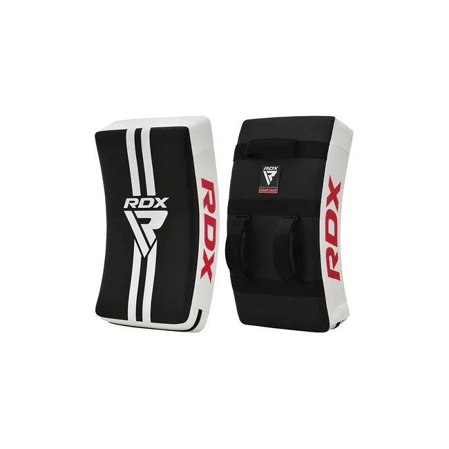 Макивара RDX T1 Curved Kick Shield with Nylon Handles WhiteBlack