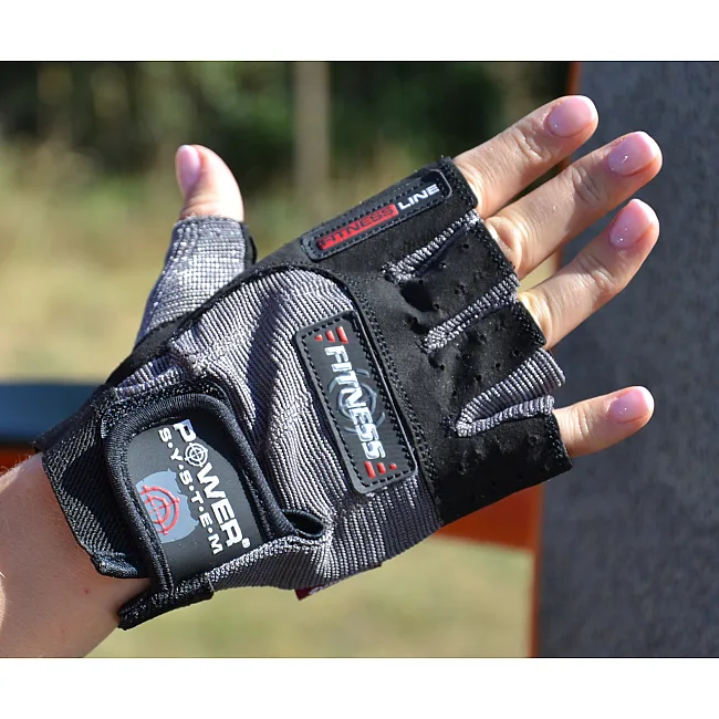Перчатки для фитнеса POWER SYSTEM PS-2300 Fitness Grey/Black