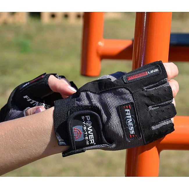 Перчатки для фитнеса POWER SYSTEM PS-2300 Fitness Grey/Black