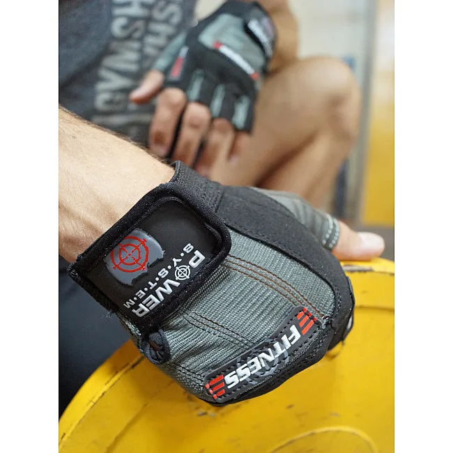 Перчатки для фитнеса POWER SYSTEM PS-2300 Fitness Grey/Black