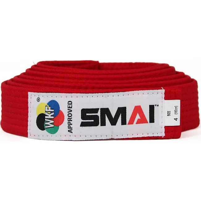 Пояс для кимоно Smai с лицензией WKF