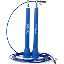 Скоростная скакалка 7SPORTS Elite Rope 3м. металлическая на подшипниках SK-5 синяя