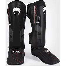 Защитные щитки для ног VENUM Tactical XT - Black/Fire Red