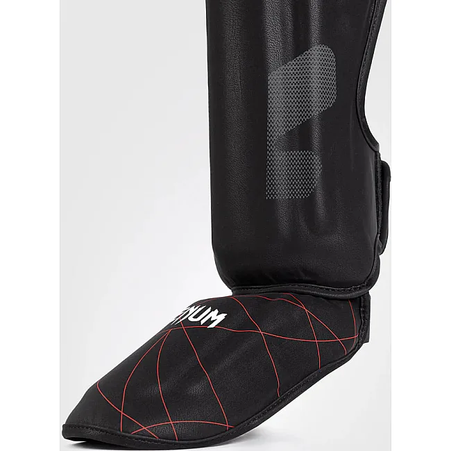 Захисні щитки для ніг VENUM Tactical XT - Black/Fire Red