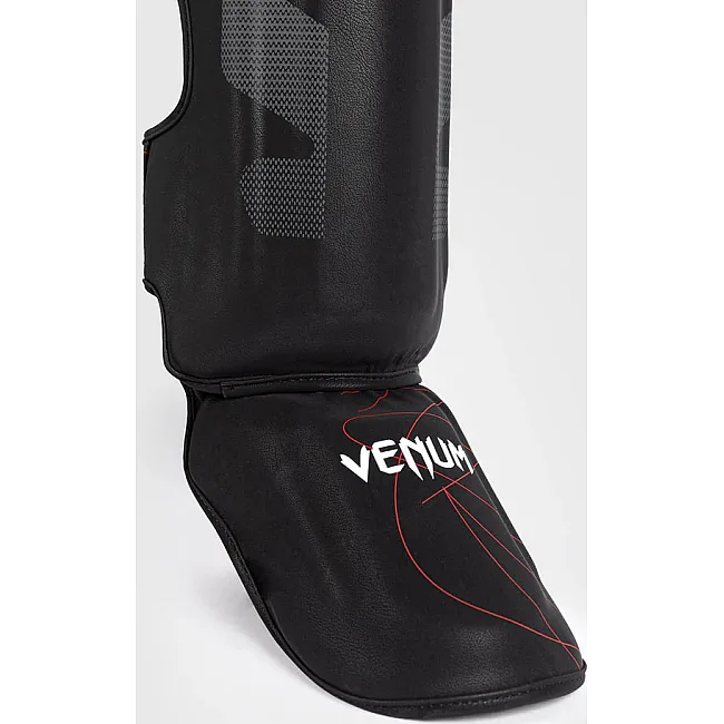 Захисні щитки для ніг VENUM Tactical XT - Black/Fire Red