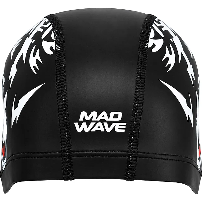 Шапочка для бассейна текстильная MADWAVE Husky M058301 (Черный)