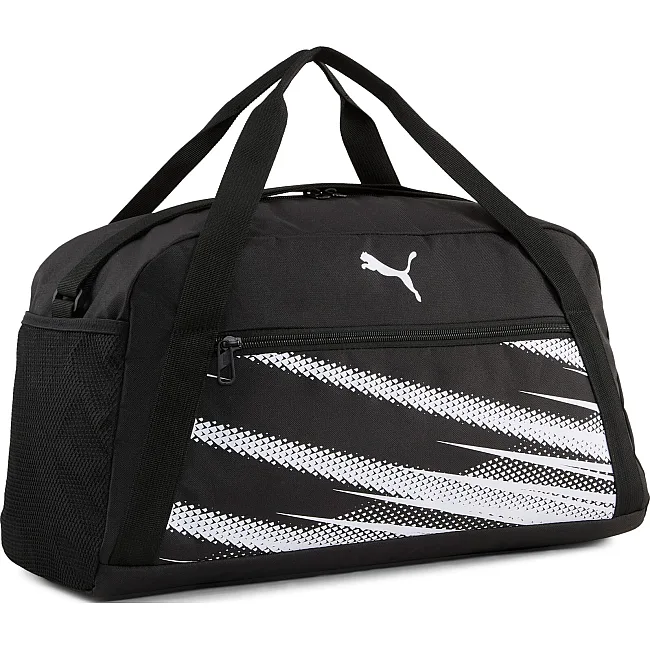 Сумка Puma ATTACANTO Sports Bag S 34L чорний, білий 49 х 25 х 24 см