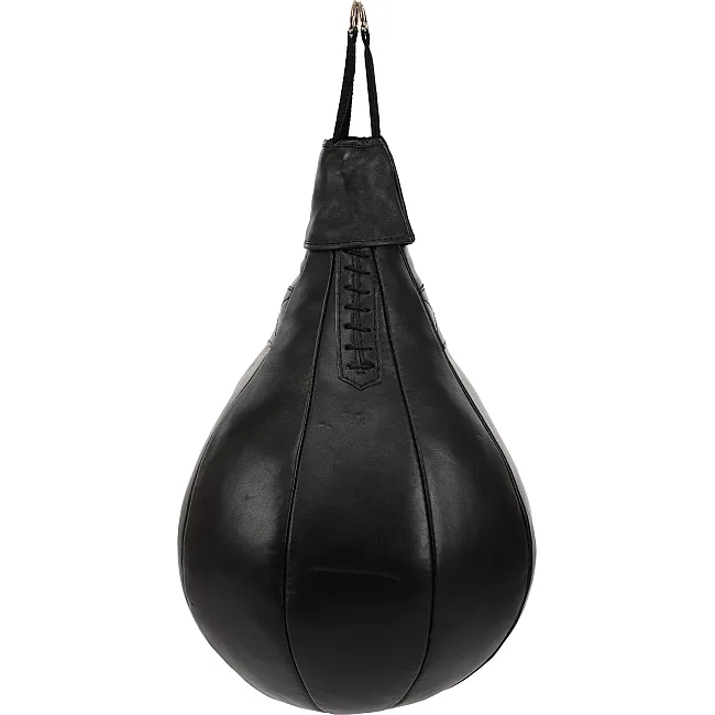 Боксерська груша краплеподібна набивна SPORTKO GK-3 60x35см (Чорний)