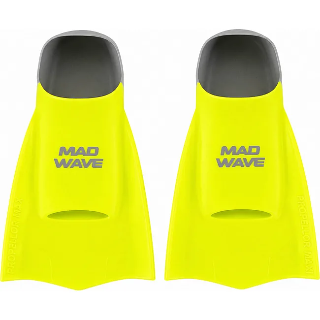 Короткие ласты для тренировок MADWAVE Propellor max M074305 (Зеленый)
