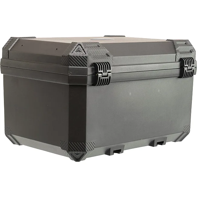 Центральний кофр задній для мотоцикла пластиковий Adventure JUHAO H-63L 1шт 50x40x32см (Чорний)