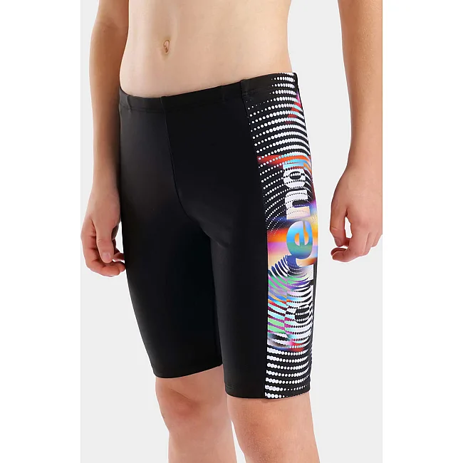 Плавки для мальчиков Arena LIT LOGO SWIM JAMMER черный (для детей)