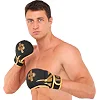 Рукавички Краби спарингові для MMA HARD TOUCH BO-00134 (Чорний-золотий)