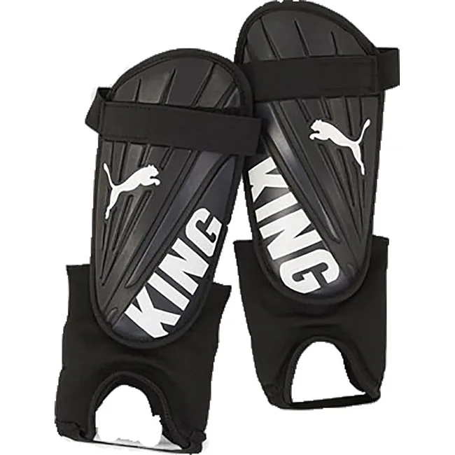 Щитки Puma King IS Ankle черный, белый (для детей)