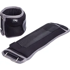 Утяжелители для ног и рук SP-SPORT FI-130 см2-3 2x1,5кг (Черный-серый)