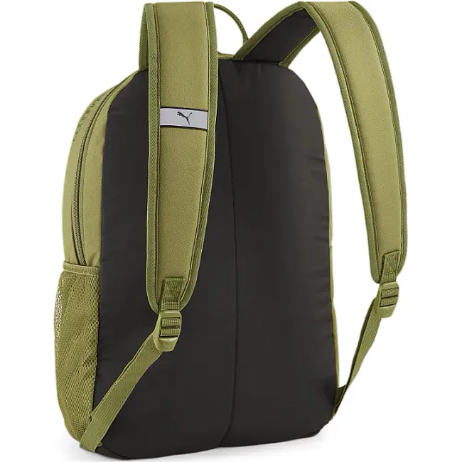 Рюкзак PUMA Phase Backpack II черный 21L, хаки 30,5x14x45 см