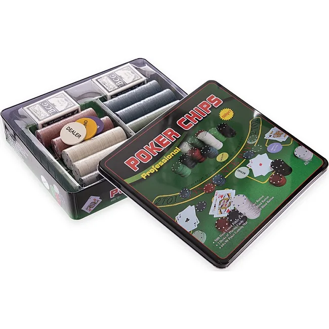 Набор для покера в металлической коробке Professional Poker chips SP-SPORT
 IG-3006 500 фишек