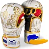 Перчатки для ММА Phantom Muay Thai White Gold (капа в подарок)