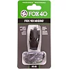 Свисток спортивный судейский пластиковый со шнурком MICRO FOX40-MICRO (Черный)