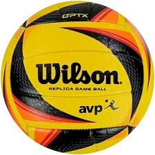 Мяч волейбольный Wilson OPTX AVP REPLICA YELLOW/BK/RD