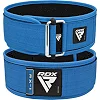 Пояс для тяжелой атлетики RDX RX1 Weight Lifting Belt BLUE