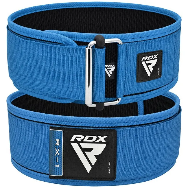 Пояс для тяжелой атлетики RDX RX1 Weight Lifting Belt BLUE