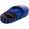 Лапа боксерская прямая тренировочная удлиненная Кирза BOXER
 2008-01 38х18х4,5см 2штуки (Черный-синий)