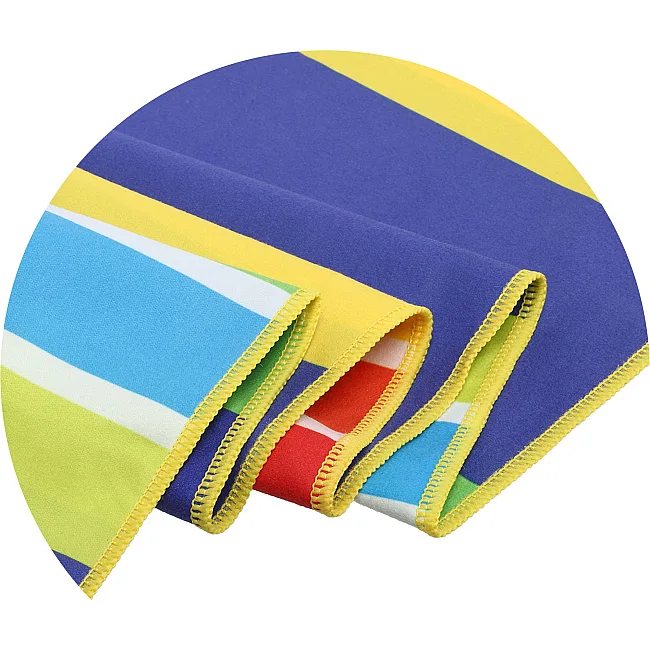 Полотенце для пляжа и бассейна из микрофибры RAINDOW BEACH TOWEL T-RST 80х160 см (Голубой-синий)