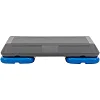 Степ-платформа для фитнеса и аэробики 2 уровня высоты SP-SPORT
 FI-1576 72x36,5x10-15см (Серый-синий)
