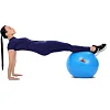 Фитбол мяч для фитнеса глянцевый BODY SCULPTURE BJBB-001TBL-26N ø65см (Синий)