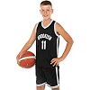 Детская баскетбольная форма NBA клуб Brooklyn Nets 11 3578 (Черный-белый)