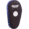 Лапа боксерская прямая тренировочная удлиненная Кирза BOXER
 2008-01 38х18х4,5см 2штуки (Черный-синий)