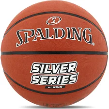 Баскетбольный мяч резиновый SPALDING SILVER SERIES 84541Z 7 (Оранжевый)