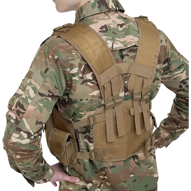 Жилет разгрузочный с подсумками
 MILITARY RANGERS
 ZK-V-103 40х59см (Хаки)