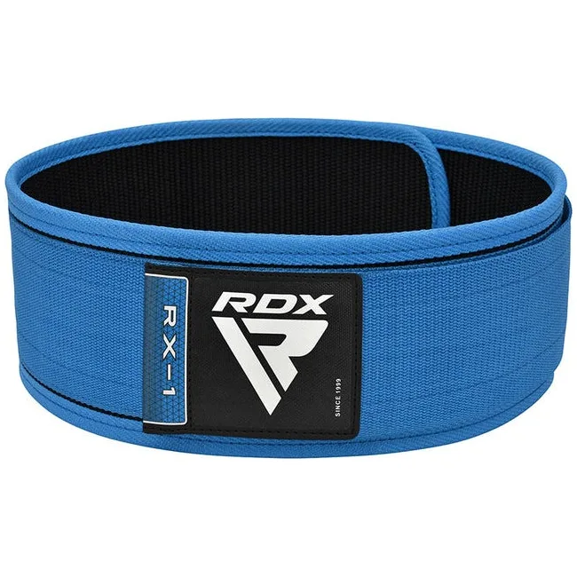 Пояс для тяжелой атлетики RDX RX1 Weight Lifting Belt BLUE