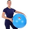 Фитбол мяч для фитнеса глянцевый BODY SCULPTURE BJBB-001TBL-26N ø65см (Синий)