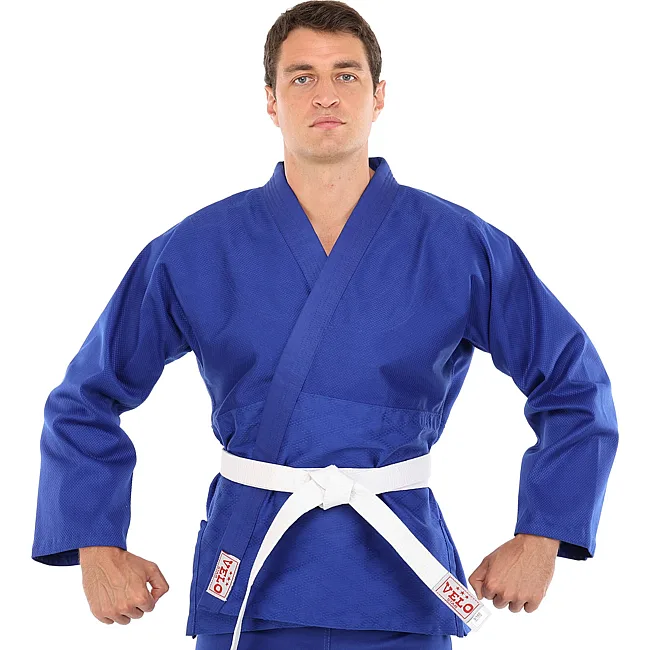 Кимоно для дзюдо куртка штаны и пояс VELO
 VL-4417 140 см
-180см