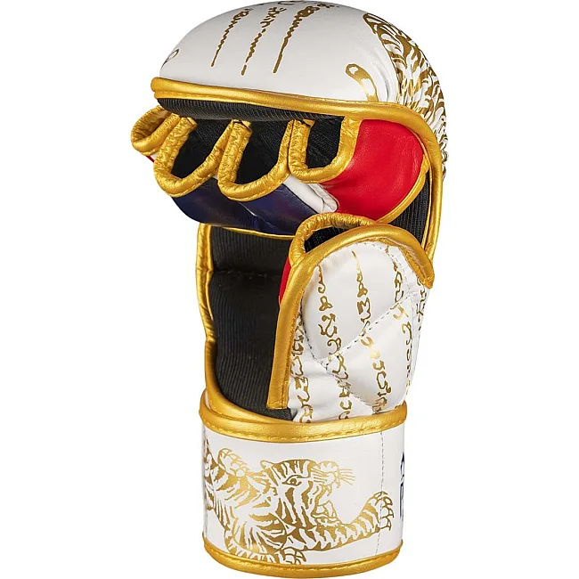 Перчатки для ММА Phantom Muay Thai White Gold (капа в подарок)