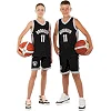 Детская баскетбольная форма NBA клуб Brooklyn Nets 11 3578 (Черный-белый)