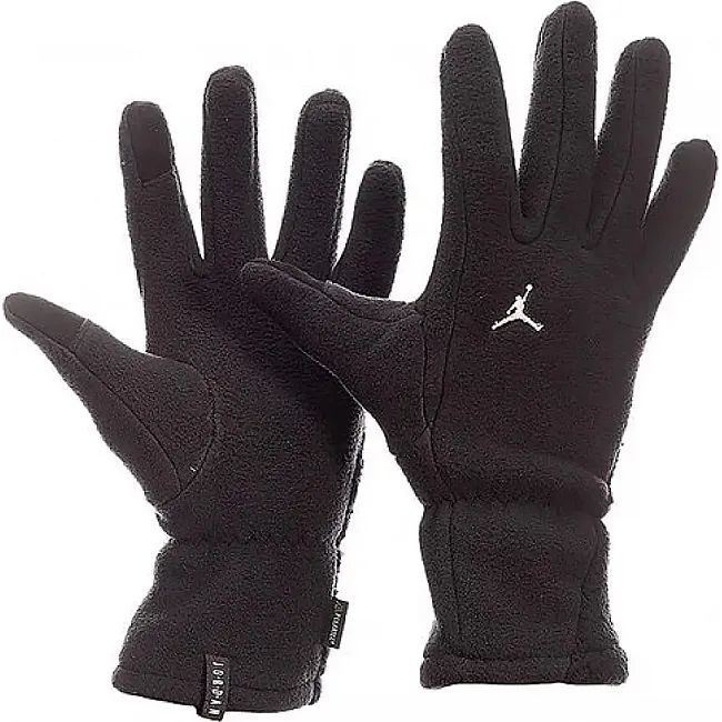 Рукавички Nike JORDAN M LG FLEECE чорний, білий Чол M