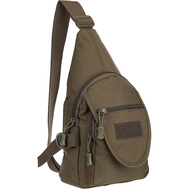 Сумка-слинг тактическая
 MILITARY RANGERS
 727
 24х17х6см 3л (Оливковый)