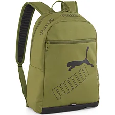 Рюкзак PUMA Phase Backpack II черный 21L, хаки 30,5x14x45 см