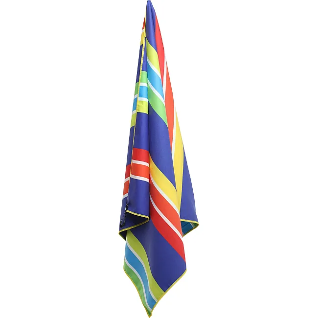 Полотенце для пляжа и бассейна из микрофибры RAINDOW BEACH TOWEL T-RST 80х160 см (Голубой-синий)