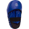 Лапа боксерская прямая тренировочная удлиненная Кирза BOXER
 2008-01 38х18х4,5см 2штуки (Черный-синий)