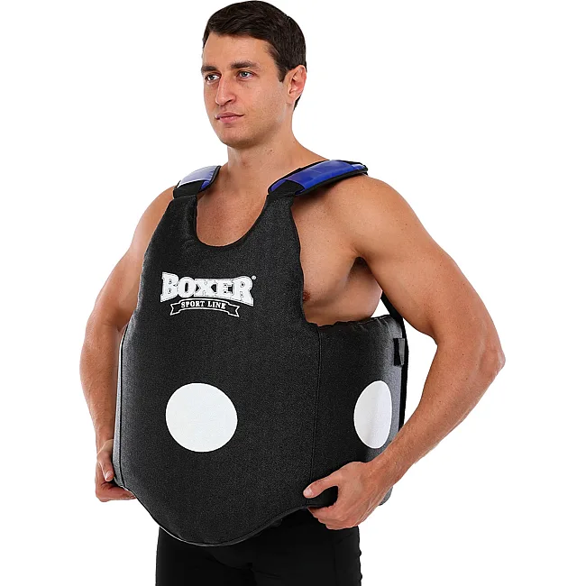 Защита корпуса пояс тренера для отработки ударов BOXER
 2039-02 (Черный)