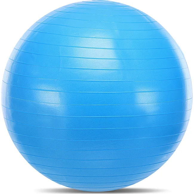 Фитбол мяч для фитнеса глянцевый BODY SCULPTURE BJBB-001TBL-26N ø65см (Синий)