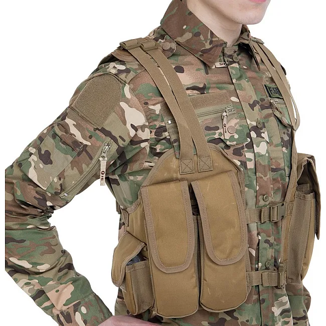 Жилет разгрузочный с подсумками
 MILITARY RANGERS
 ZK-V-103 40х59см (Хаки)