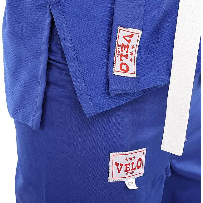 Кимоно для дзюдо куртка штаны и пояс VELO
 VL-4417 140 см
-180см