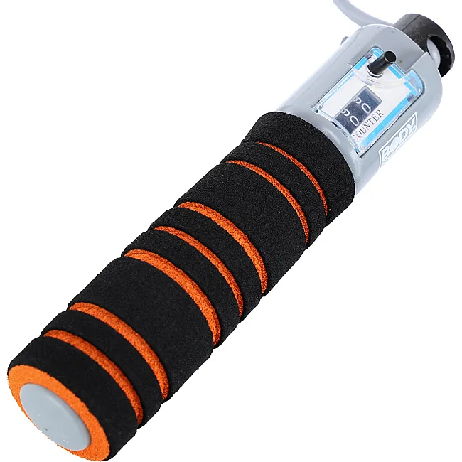 Скакалка со счетчиком
 BODY SCULPTURE SXBK-690EO-B 2,75м (Черный-оранжевый)